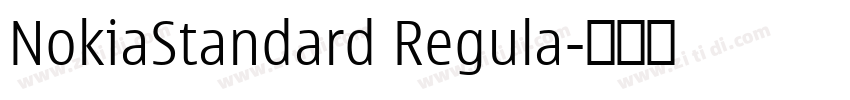 NokiaStandard Regula字体转换 NokiaStandard Regula字体转换